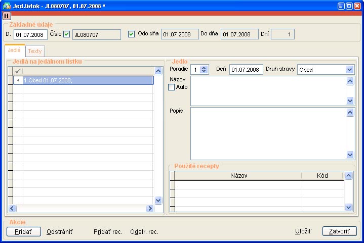 Jedálny lístok jedalny-listok