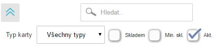 Roz&scaron;&iacute;řen&yacute; filtr v seznamu karet