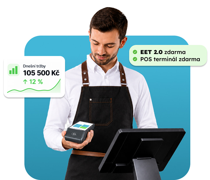 Pokladní systém iKelp na mobilu a tabletu