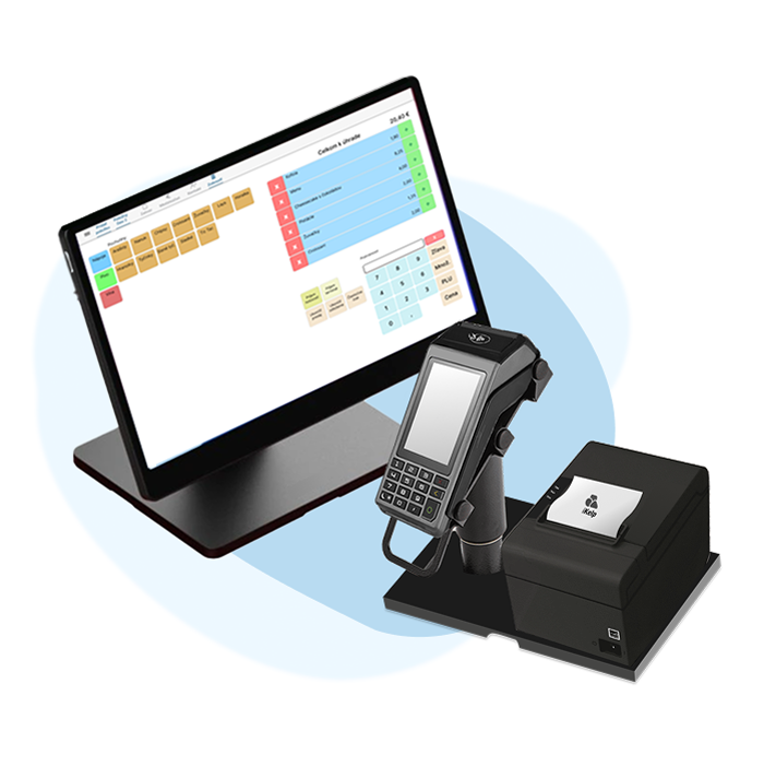 Combo Tablet 15“ eKasa + terminál + printer