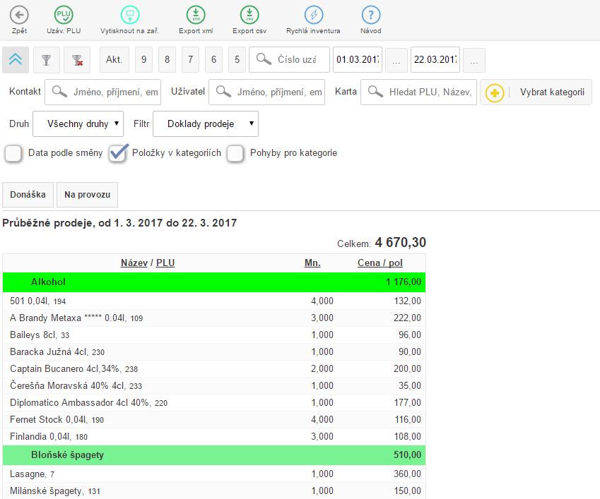 Vytvoření nové PLU Uzávěrky v iKelp POS Mobile Vytvoření nové PLU Uzávěrky v iKelp POS Mobile
