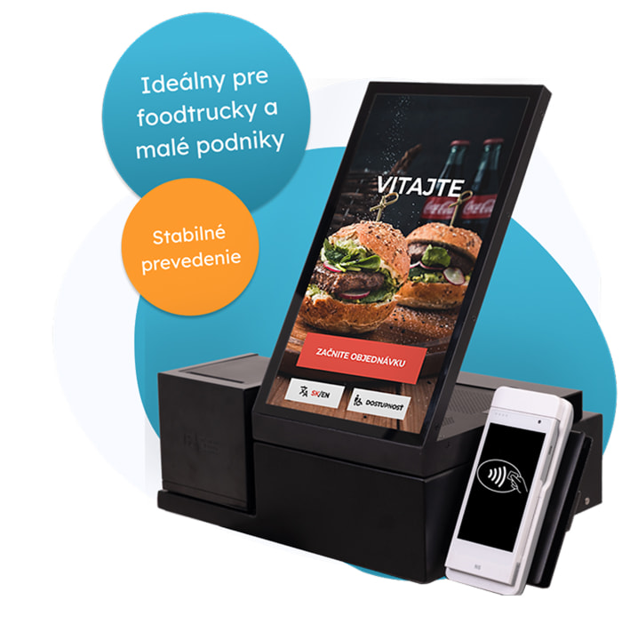 Mini kiosk pre foodtrucky