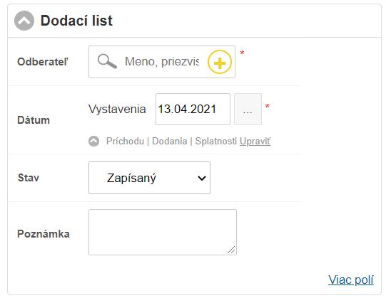 Nový Dodací list Nový Dodací list
