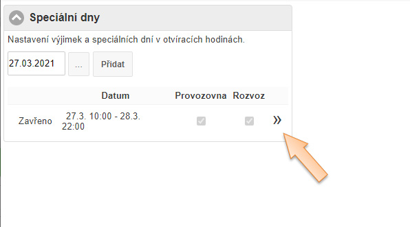 Seznam speciálních dnů Seznam speciálních dnů