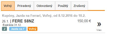 Zoznam vygenenerovaných kupónov / poukážok s popisom údajov zobrazených na kupóne v zozname Zoznam vygenenerovaných kupónov / poukážok s popisom údajov zobrazených na kupóne v zozname